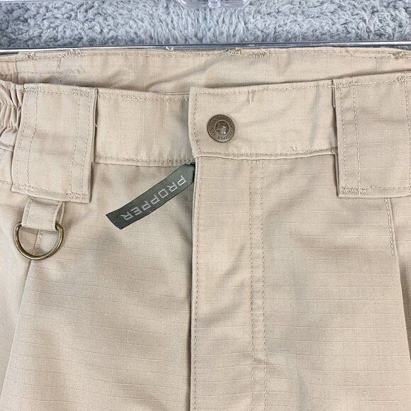 Propper BDU Pants Mens 32 Tan Combat Trousers Outdoor Hiking Camping Fish 32x27 - Picture 5 of 16